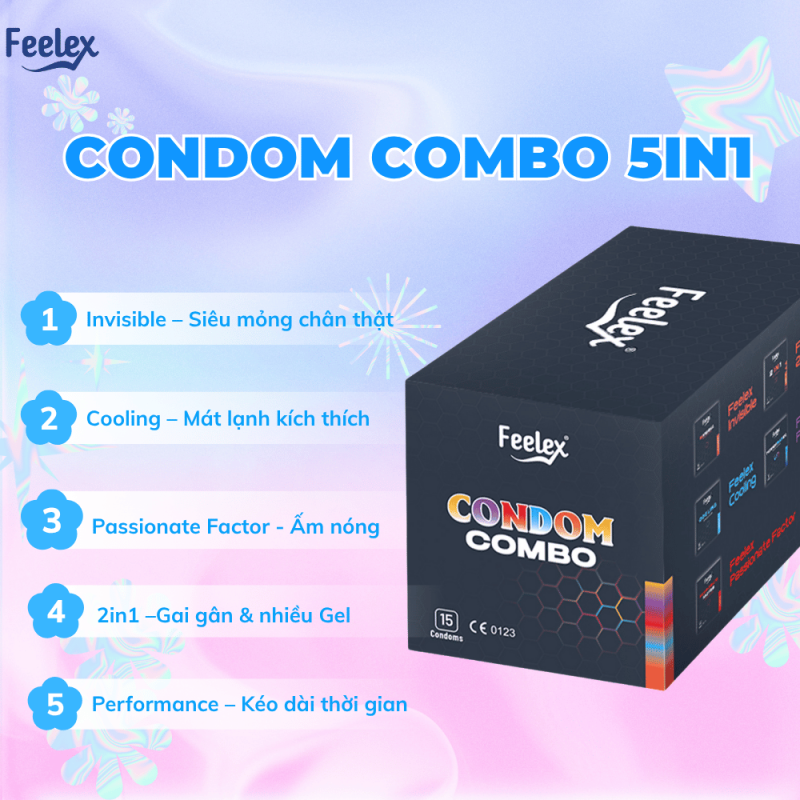 Condom Combo 5in1