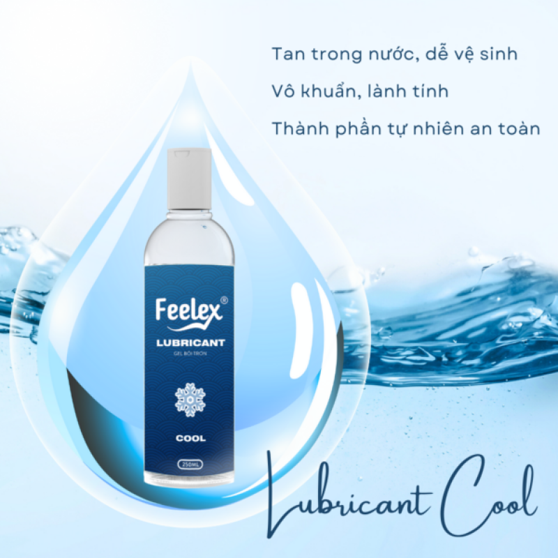 Gel bôi trơn mát lạnh Feelex Lubricant Cool – 250ml