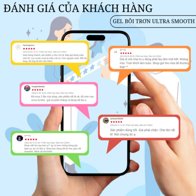 Gel bôi trơn trơn mượt Feelex Lubricant Ultra Smooth