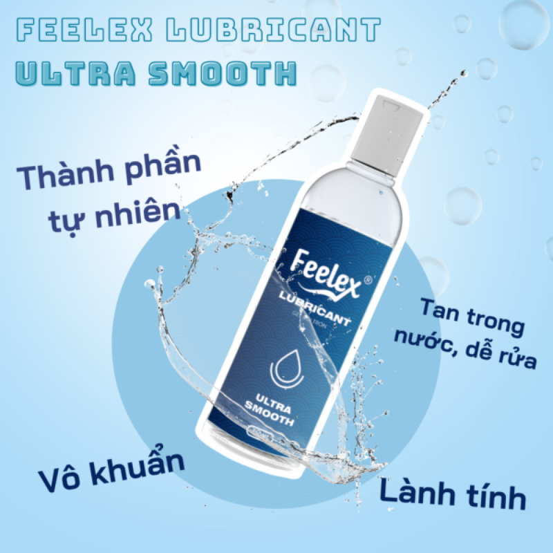 Gel bôi trơn trơn mượt Feelex Lubricant Ultra Smooth
