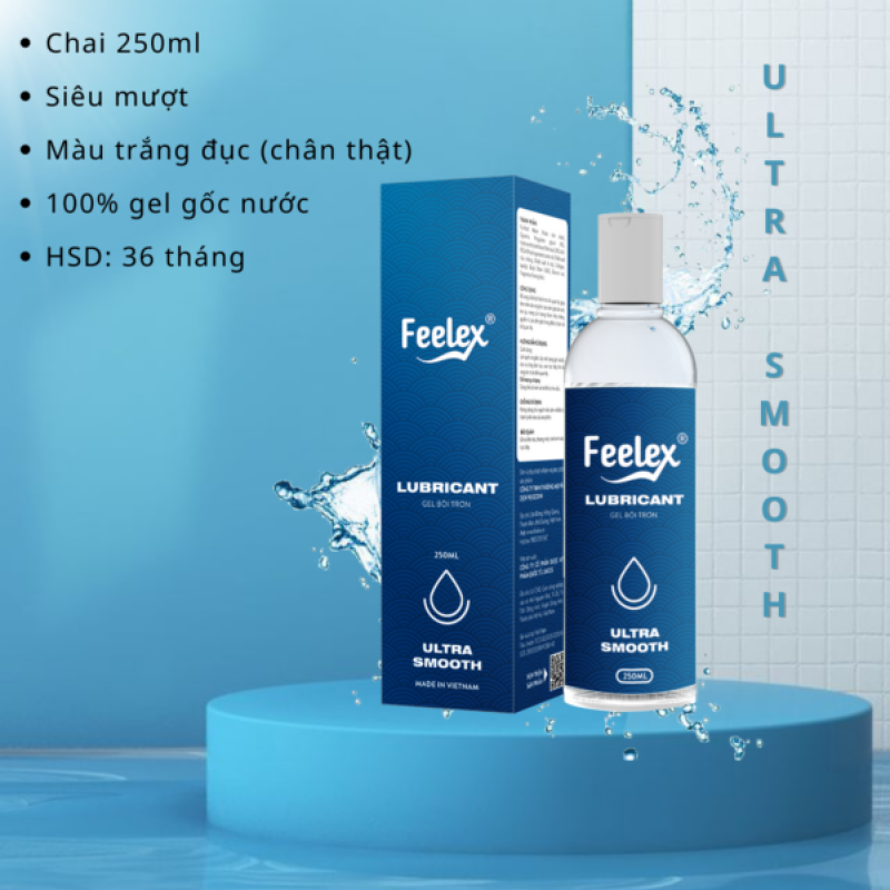 Gel bôi trơn trơn mượt Feelex Lubricant Ultra Smooth