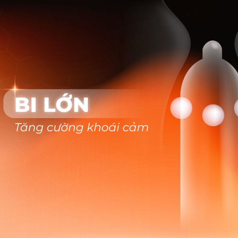 Bao cao su bi Feelex Bigdot | 3 Bi - 6 Bi - 9 Bi lớn, nhiều Gel