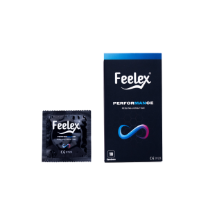 Bao cao su kéo dài thời gian Feelex Performance - Hộp 10 cái
