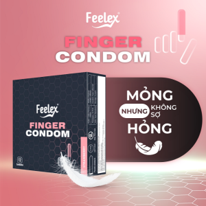 Bao cao su ngón tay Feelex Finger Condom - Hộp 12 cái