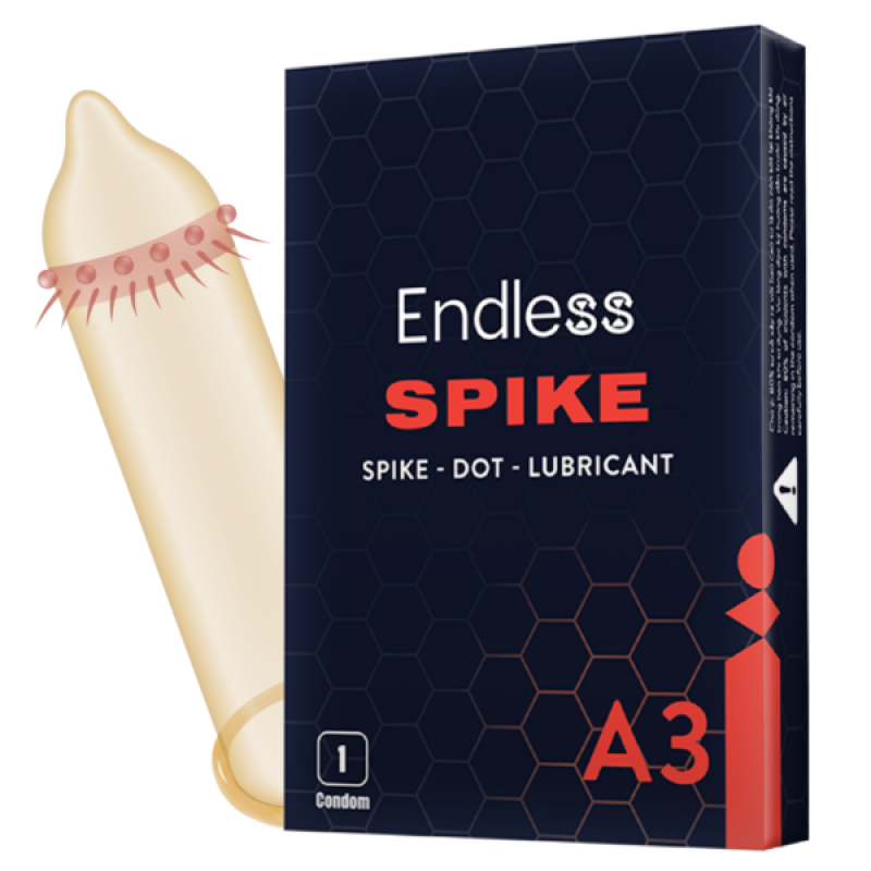 Bao Cao Su Râu Rồng Endless Spike – Gân gai – Nhiều gel bôi trơn