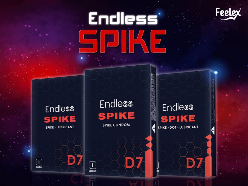Bao cao su râu rồng Feelex Endles Spike D7