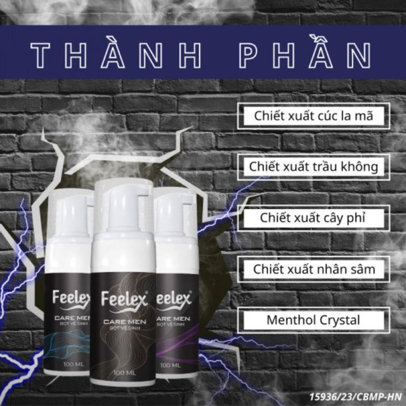 Dung dịch vệ sinh vùng kín nam Feelex Care Men – 100ml