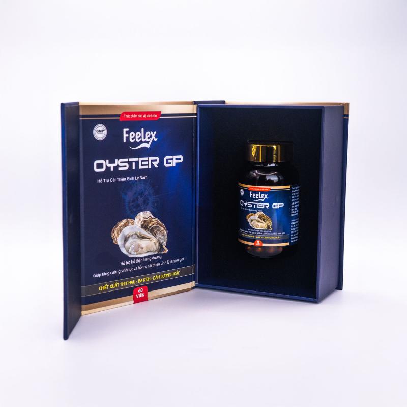 Tinh chất hàu biển cao cấp Feelex Oyster GP - Hộp 60 viên