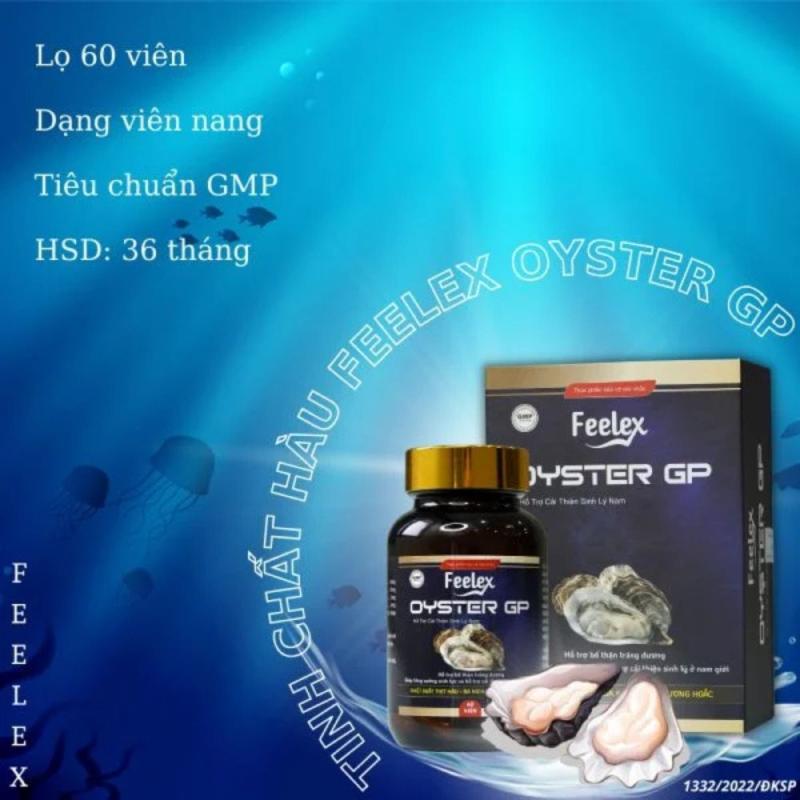 Tinh chất hàu biển cao cấp Feelex Oyster GP - Hộp 60 viên